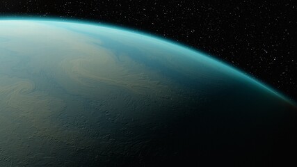 beautiful planet in far space, space background for design, outer space, planets in science...