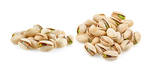 Pistachio on a white back ground