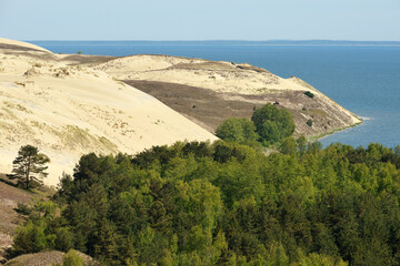 Sandy dunes. Curonian Spit, Lithuania