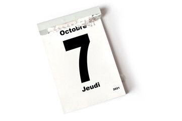 7. Octobre 2021