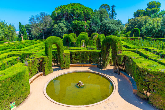 Parc del Laberint d'Horta in Barcelona, Spain