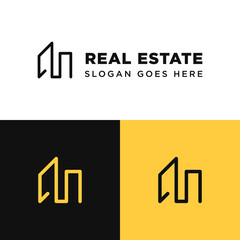 Simple and Modern Real Estate Logo Template for your Business