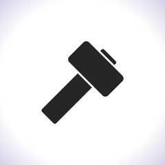 Hammer Vector icon . Lorem Ipsum Illustration design