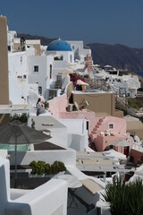 Fototapeta premium Panoramic view of Santorini, Greece