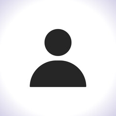 person Vector icon . Lorem Ipsum Illustration design