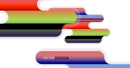 Abstract liquid lines geometric background