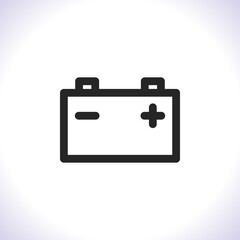 Battery Vector icon . Lorem Ipsum Illustration design