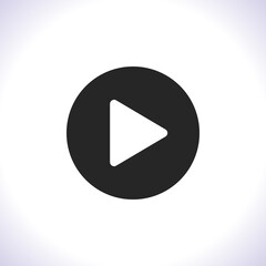 Play Vector icon . Lorem Ipsum Illustration design