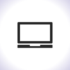 Laptop Vector icon . Lorem Ipsum Illustration design