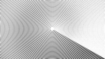 Radiating Lines in Circle Form .  Vector Illustration . Abstract Geometric ,Striped background