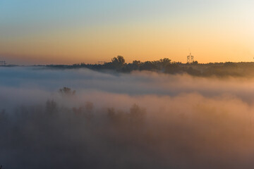 Sunrise over the river