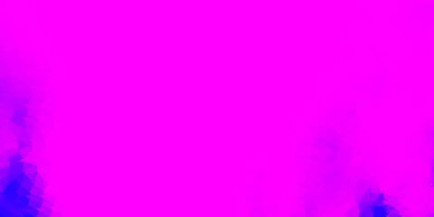 Obraz na płótnie Canvas Light purple, pink vector gradient polygon texture.