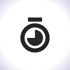 Stopwatch Vector icon . Lorem Ipsum Illustration design