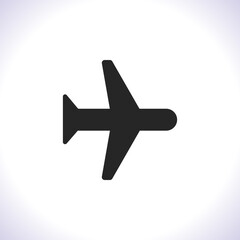 Obraz premium Aircraft Vector icon . Lorem Ipsum Illustration design