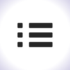 expand menu Vector icon  . Lorem Ipsum Illustration design