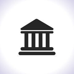 Bank Vector icon . Lorem Ipsum Illustration design
