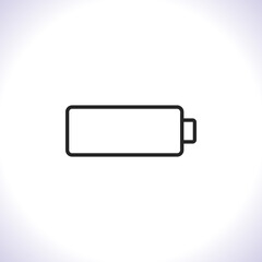 Fototapeta premium vector icon battery . Lorem Ipsum Illustration design