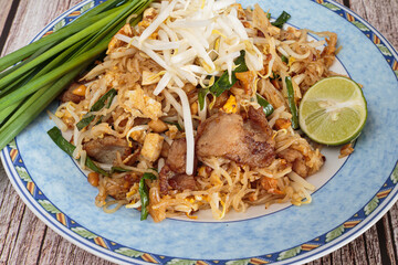 Pad Thai, Stir fry noodles in asian style.