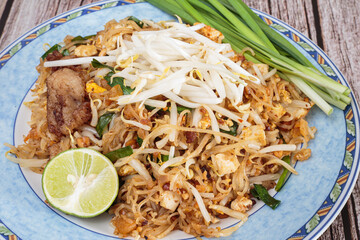 Pad Thai, Stir fry noodles in asian style.