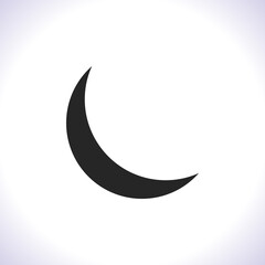 Moon Vector icon . Lorem Ipsum Illustration design