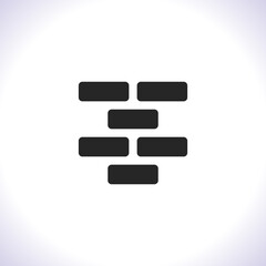 Obraz premium Wall Vector icon . Lorem Ipsum Illustration design