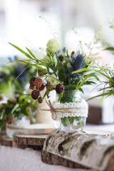 still life with fresh berries