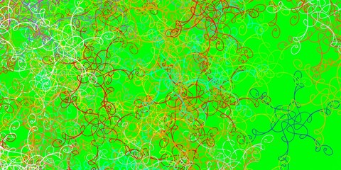 Light Multicolor vector layout with circular arc.