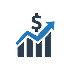Obraz premium Profit report icon