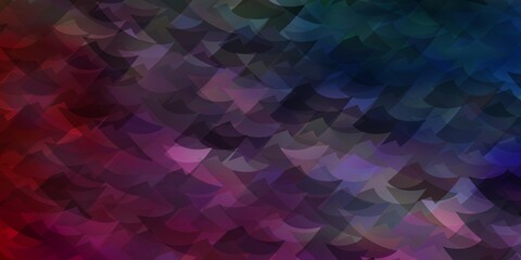 Obraz premium Light Multicolor vector layout with lines, triangles.
