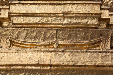 Gold decoration in Thai Temple