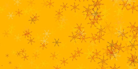 Light Red, Yellow vector pattern with lines.