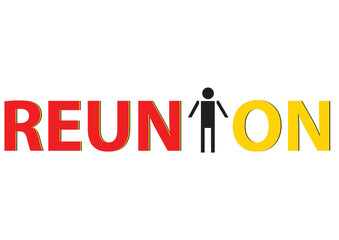 REUNION Logo. Copyright free Logo.