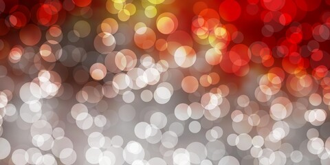 Light Red vector background with spots. Abstract decorative design in gradient style with bubbles. Pattern for business ads.