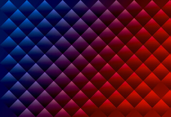 abstract geometric background. 3D blocks background. Colourfull background images. Red & Blue background pattern or textures