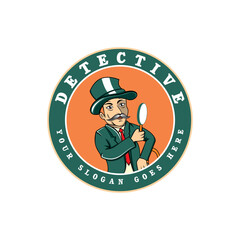 DETECTIVE LOGO , SPY LOGO VECTOR