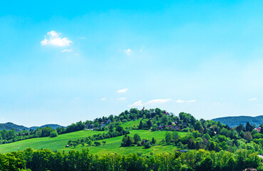 summer landscape in the mountains