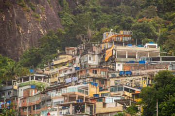 Fototapeta na wymiar slum sky farm ( chacara do ceu ) in Rio de Janeiro.