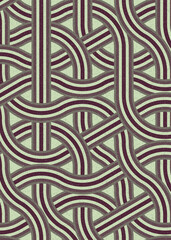 Colour Hexagon Tile Connection art background design illustration