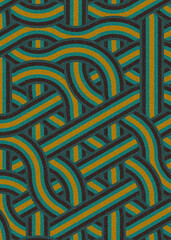 Colour Hexagon Tile Connection art background design illustration