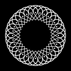 Design monochrome circle element