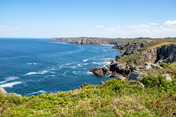 Pointe du Van. La cote sauvage. Finistère. Bretagne