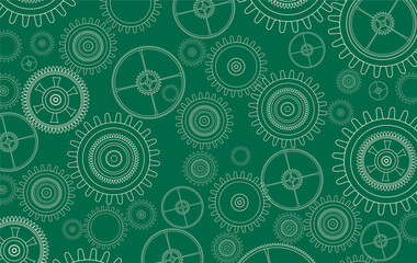 Background with technology gears and cogwheels