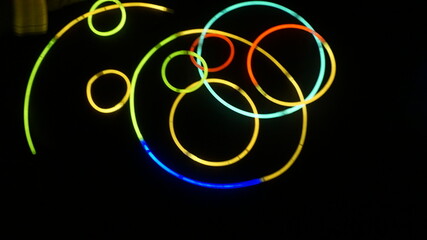background glow rings