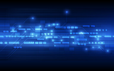 Fototapeta premium Abstract technology concept. vector illustration background
