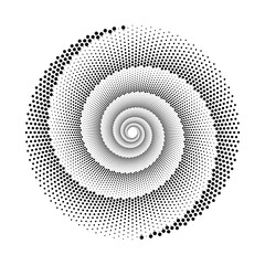 Design spiral dots backdrop