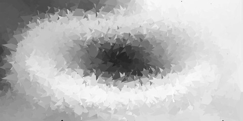 Light gray vector abstract triangle pattern.
