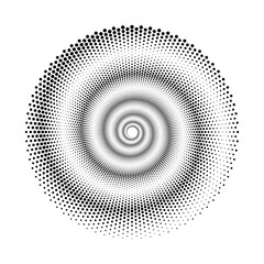 Design spiral dots backdrop
