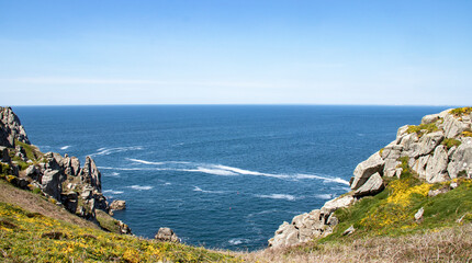 Pointe du Van. La cote sauvage. Finistère. Bretagne
