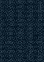 Colour Hexagon Tile Connection art background design illustration