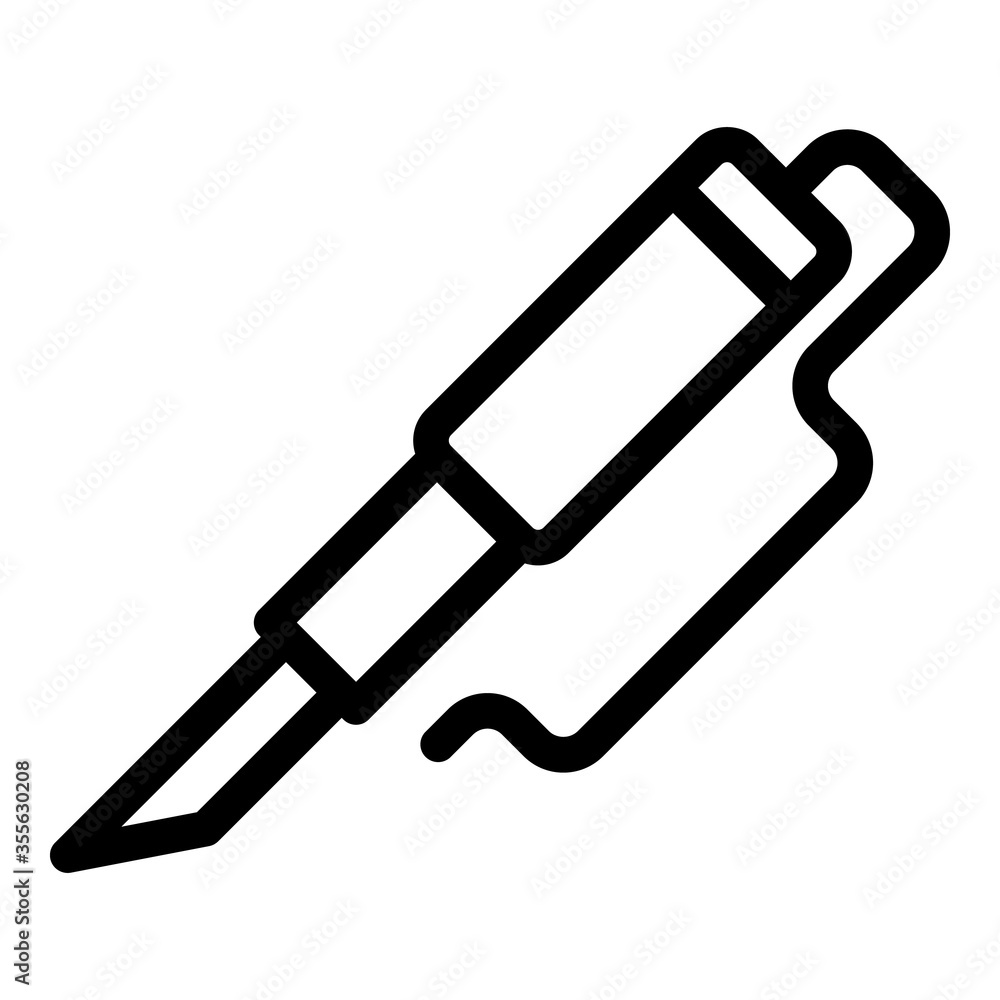 Poster technology soldering icon. outline technology soldering vector icon for web design isolated on white